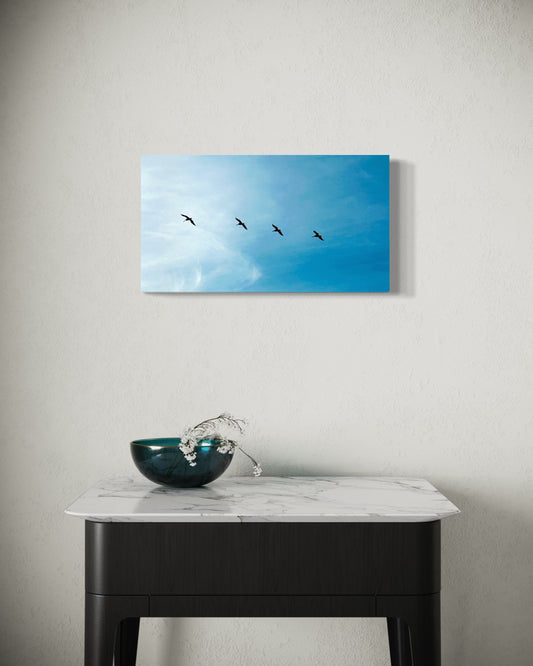 Three Across the Blue I